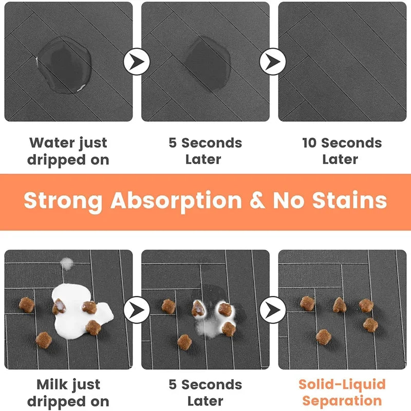 NoMess!™ Dog Feeding Mat - Classic - Puppies & Small/Medium Dogs