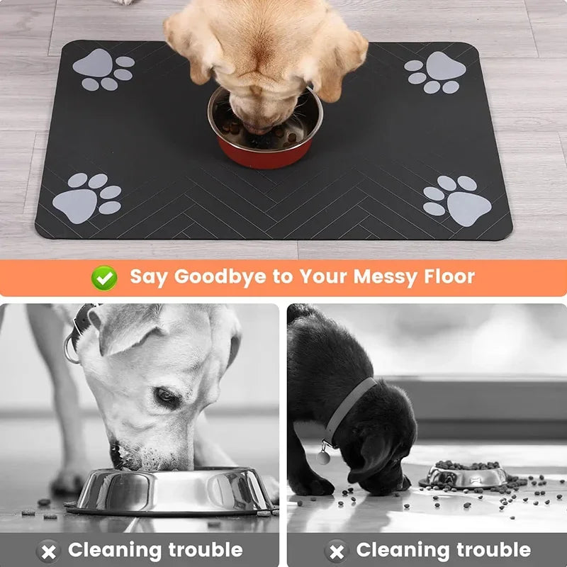 NoMess!™ Dog Feeding Mat - Classic - Puppies & Small/Medium Dogs