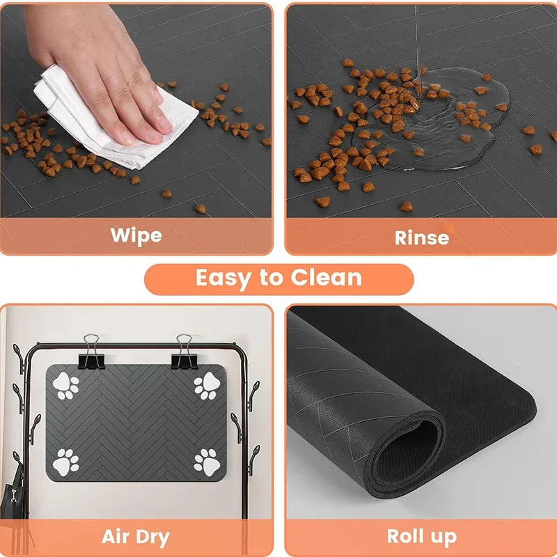 NoMess!™ Dog Feeding Mat - Classic - Puppies & Small/Medium Dogs