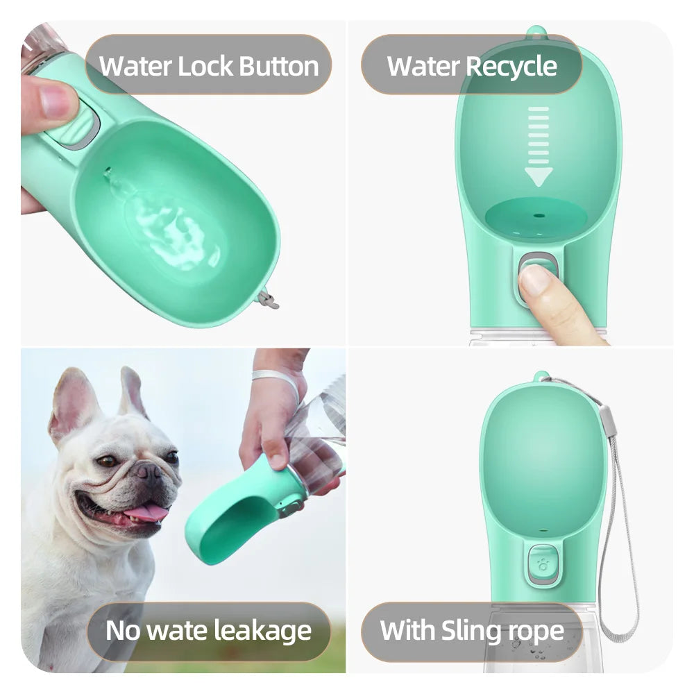Veeto’s™ Caniquench™ Portable Water Bottle – 550ml