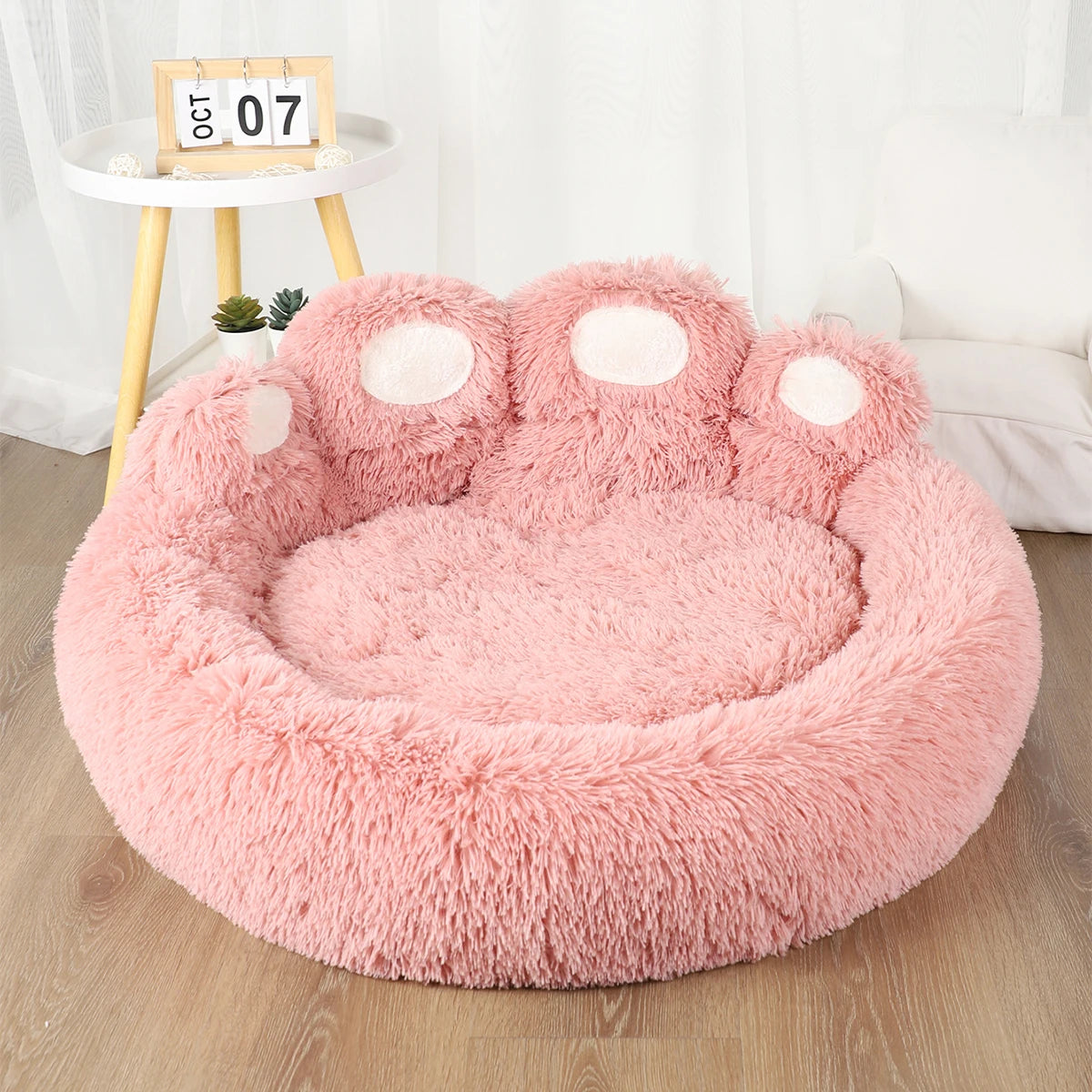 PawMajeste™ Plush Bed – Gift-Worthy Comfort for Dogs & Puppies - LARGE 90CM
