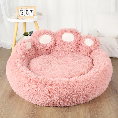 PawMajeste™ Plush Bed – Gift-Worthy Comfort for Dogs & Puppies - LARGE 90CM