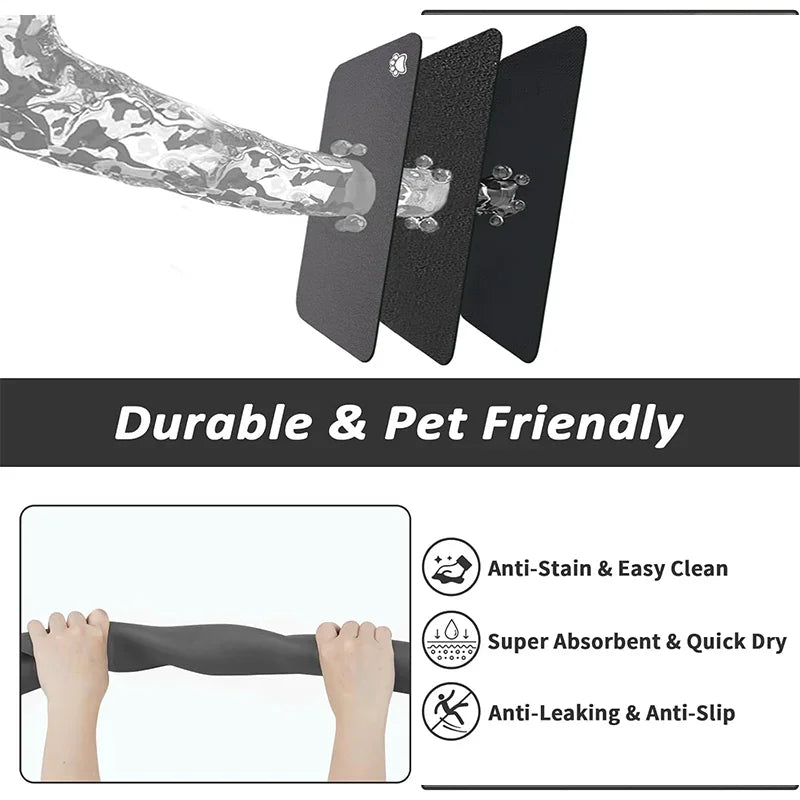 NoMess! Dog Feeding Mat - Minimalist - Puppies & Small/Medium Dogs