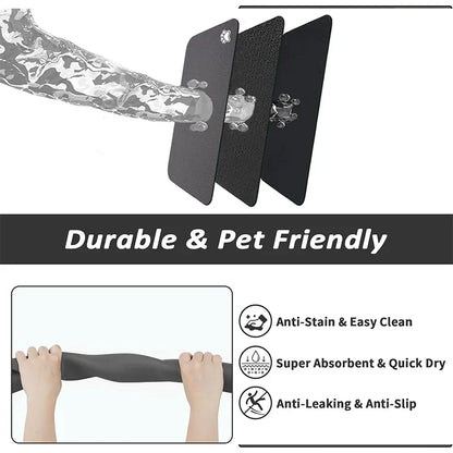 NoMess!™ Dog Feeding Mat - Minimalist - Puppies & Small/Medium Dogs